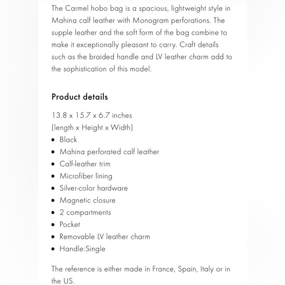 Carmel - Louis Vuitton Purse - Black - Picture 14 of 14